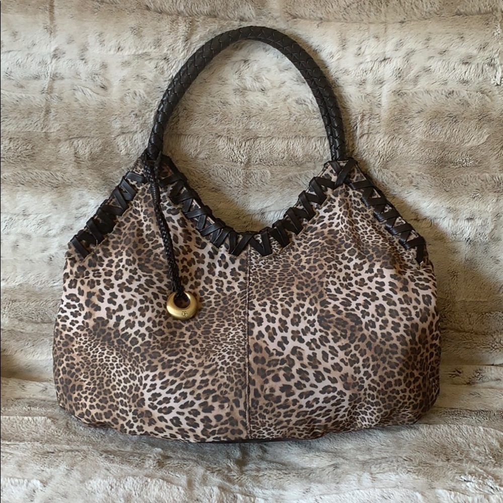 ✨HP✨ DONALD J. PLINER Animal Print Leather Hobo - Picture 2 of 15